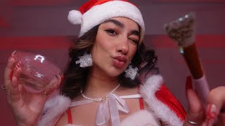 Mrs. Claus Gives You Spa and ASMR Kisses💋 (it's magical!)