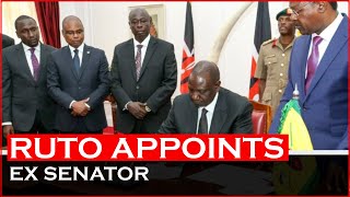 BREAKING;  President Ruto Appoints Ex- Senator In Uhuru's Regime | News54