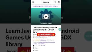 Learn Java Creating Android Games Using the LibGDX library