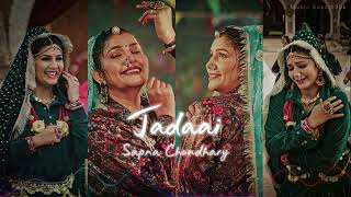 Jadaai slowed reverb song new Haryanvi song by sapna Choudhary 🎧❤️‍🔥🎵🎧🕳