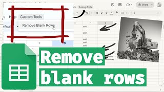 Remove blank rows in Google Sheets with Google Apps Script