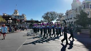 Waukesha North High School Marching Band at Magic Kingdom 4k January 2025