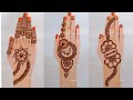 Easy And Simple 3 Top Mehndi Design || How To Make Mehndi Design || Mehndi Design || #mehndi