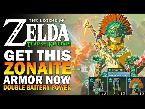 Where to find the Zonaite Armor Set in Zelda: Tears of the Kingdom