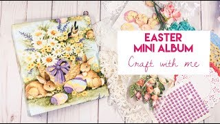 Easter Mini Album // Craft With Me and Giveaway Update