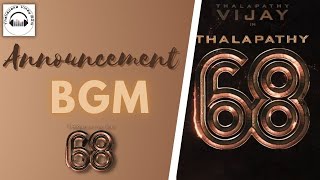 #Thalapathy68 Announced BGM | Thalapathy Vijay | Venkat Prabhu | [Bass Boosted ]#thallapakavinaybgm