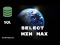 SQL Select Min Max