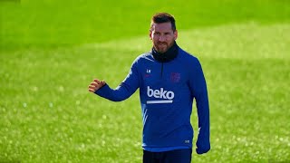 Lionel Messi Crazy Freestyle Skills in Training 2020