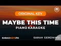 Maybe This Time - Sarah Geronimo (Piano Karaoke)