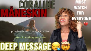 MÅNESKIN - CORALINE 💔💔💔(ENG SUB) REACTION! SO DEEP... MESSAGE TO EVERYONE! MUST WATCH!!!