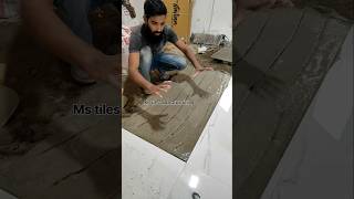 Floor tiles fitting #2*4 tiles install #shorts #shortvideo #construction #tiles