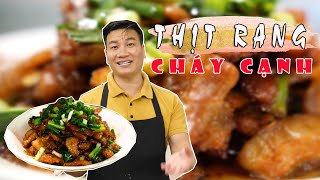 THỊT RANG CHÁY CẠNH - cách rang ngon chuẩn vị nhà hàng I Cùng Cháu Vào Bếp