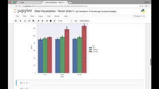 Seaborn Factor plot