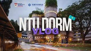 Dorm Tour: NTU Edition | 4K Vlog by Kazakh Exchange Student