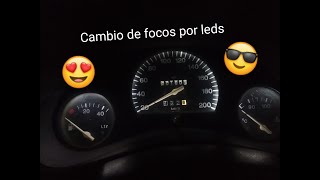 Cambio de focos de clúster de chevy