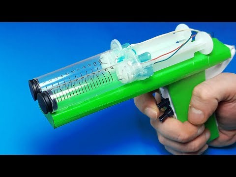 How to make a syringe pistol | Homemade toys and Creative ideas How to make a syringe pistol | Homemade toys and Creative ideas
