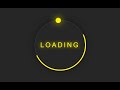 CSS - Glowing Loader Ring ANIMATION