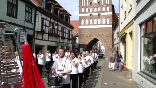 6. Musikfest Teterow 2016 - Marsch Spielmannszug der Ratzeburger Schützengilde