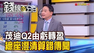 《茂迪Q2由虧轉盈 總座澄清\