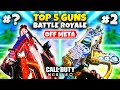 Top 5 BEST GUNS In SEASON 4 Battle Royale | Call Of Duty Mobile | 5 Best OFF META Weapons In CODM BR