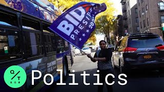 New Yorkers Cheer, Honk as Joe Biden Wins 2020 Presidential Election