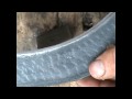 peening a sickle free hand