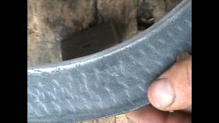 Peening a Sickle free hand