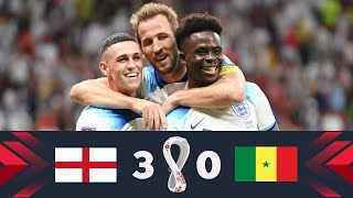 England 3-0 Senegal - knockout Highlights | World Cup 2022