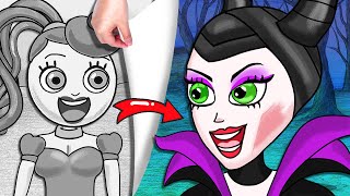 Mommy Long Legs wants to turn herself into Maleficent - Stop Motion Paper | Yul Việt Nam