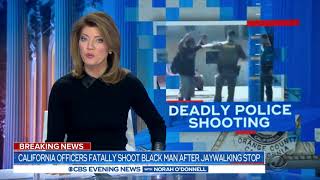 California officers acused of fatally shooting Black man after jaywalking stop