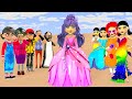 Scary Teacher 3D vs Squid Game Design Princess Dresses Style Squid Doll Girl Nice or Error Challenge