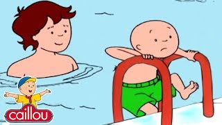 Funny Animated cartoon | Caillou Learns to Swim | WATCH CARTOONS ONLINE | Videos For Kids