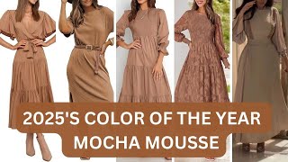 2025 Pantone Color of The Year Fashion Guide – Mocha Mousse