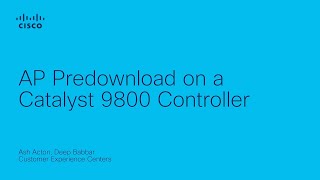 AP Predownload on a Catalyst 9800 Controller