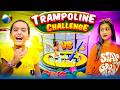 মিষ্টি Vs আঁখি কে জিৎবে এই Trampoline Challenge এ 😍😍 #funny #bengalicomedy #trampoline #misti