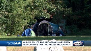 Nashua police investigating shots fired near Crown Street homeless encampment