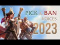 ALL Champions Pick and Ban Voices (2023) in English — League of Legends