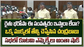 రైతు భరోసా ఈ సంవత్సరం ఇస్తారా లేదా?ఒక్క ముక్కలో తేల్చి చెప్పేసిన చంద్రబాబు | @GaganaMedia