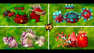 PVZ 1 Fusion 2.1.6 Challenge! Which Team Is The STRONGEST? Cherry VS Inferno VS Magnet VS Garlic!!!!