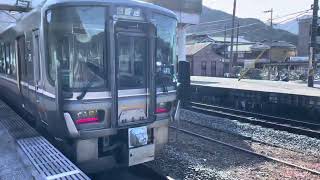 普通篠山口行　谷川駅入線シーン