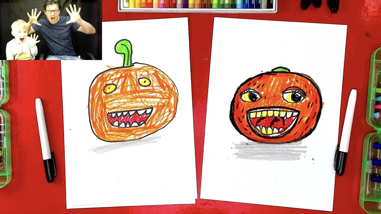 Annoying Orange Cartoon Drawing