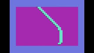 Retrowave Sine Wave Basic One-liner for the Commodore 64