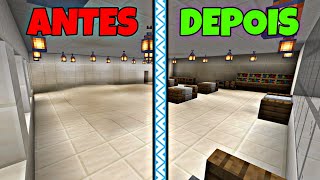 DECOREI A ENTRADA DO HOTEL ABANDONADO!!! (Minecraft)