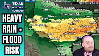 Widespread Texas Storms Through Friday: Heavy Rain & Localized Flooding Risk