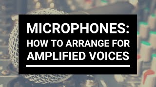 A cappella arranging | Microphones: How to arrange for amplified voices | Choir With Knut