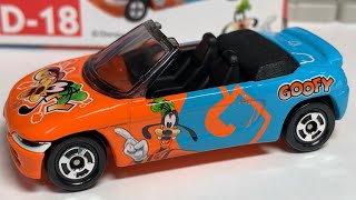 絶版トミカ ディズニー トミカコレクション D-18 Honda ビート グーフィー