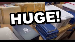 HUGE Coin Collection Unboxing: It Came On A Pallet!