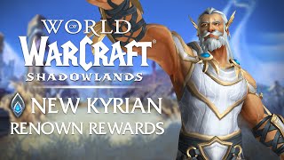 NEW 9.1 Kyrian Renown Rewards 40+ | Shadowlands