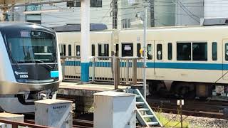 小田急8000形8261F編成藤沢駅発車