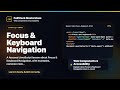 Focus & Keyboard Navigation Explained | FullStack Masterclass JavaScript Course
